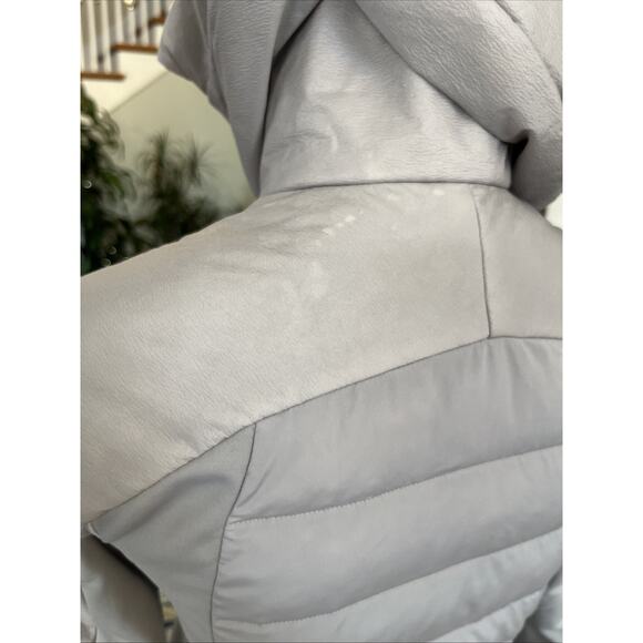 Lululemon Down for it All Puffer Hooded Jacket Womens Size 6 Two Tone Gray S - Picture 8 of 16